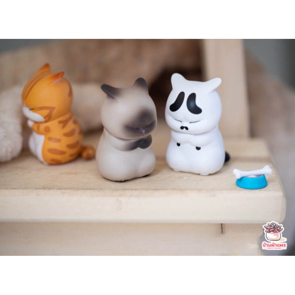 น้องแมวสุดกลุ้ม [ เซต 9 ชิ้น ] ตุ๊กตาจิ๋ว โมเดลจิ๋ว แต่งสวน - รูปที่ 2