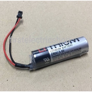 Lithium Battery ER6V (3.6V) Toshiba มีสายแจ็คดำเล็ก