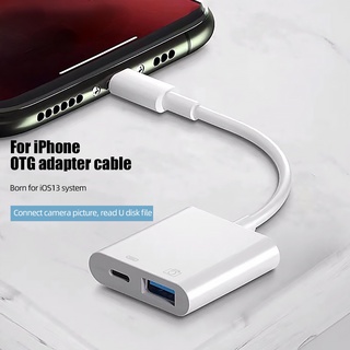 Atowin อะแดปเตอร์ชาร์จเร็ว OTG เป็น Usb 3.0 สําหรับ iOS 13 14 15