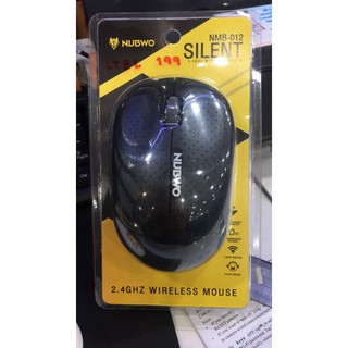 เมาส์ไร้สาย ไร้เสียง Nubwo NMB-012 2.4GHz Mouse WRIELESS เมาส์ silent