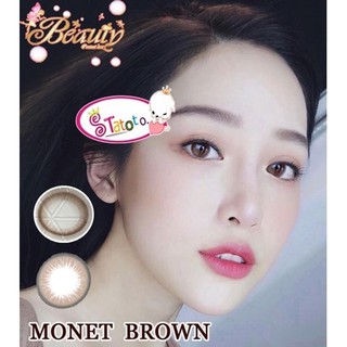 Monet Brown TATOTO Contact Lenses บิ๊กอาย #191