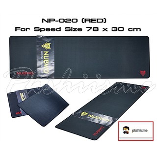 Mousepad Speed NP021 NUBWO สามารถวางคีบอร์ดและเมาส์พร้อมกันได้ มีให้เลือหลายสี งานดีลื่นสไลดดี ไม่ตกขอบ ยาว 780x 300mm