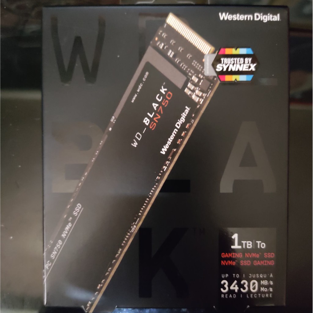 WD SSD Black Sn 750 1 TB