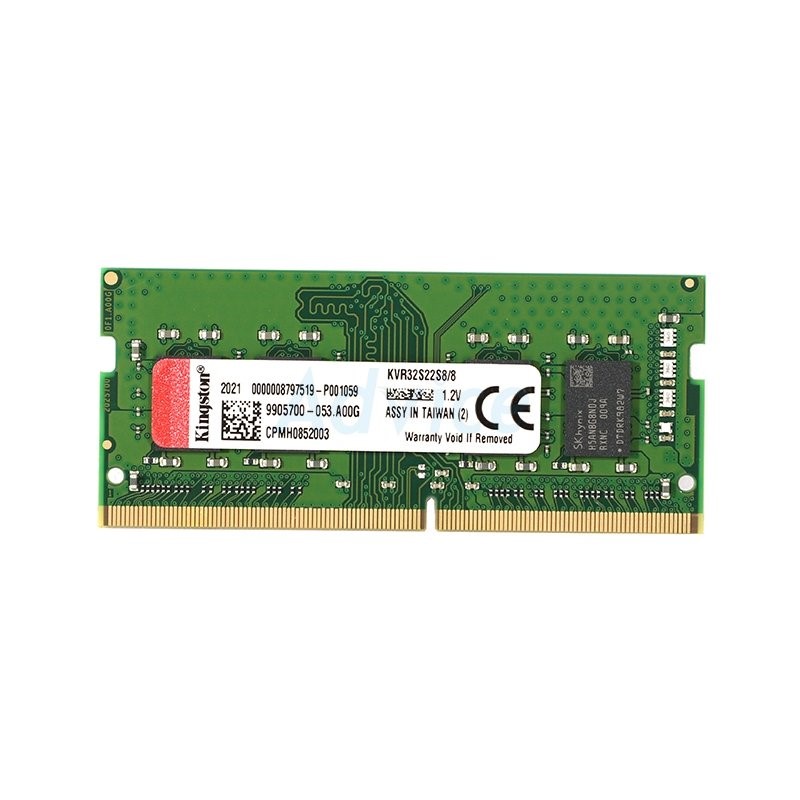 RAM DDR4(3200, NB) 8GB KINGSTON VALUE RAM (KVR32S22S8/8) แรมสำหรับโน๊ตบุ๊คประกัน LT. NOTEBOOK DDR4(3200)