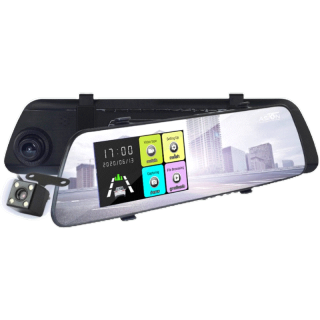 ASTON Super Touch Cam Pro S กล้องติดรถยนต์ จอสัมผัส 2 กล้องหน้าหลังคมชัด FullHD ดีไซน์บางเฉียบ+WDR