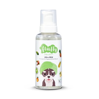 แชมพูสำหรับบลูกสุนัข Natural Fluffy Ultra mild Shampoo (475 ml.)