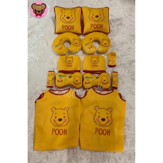 🌟ประดับยนต์ Super JamBo Set หมี Pooh หน้าขอบแดง🌟