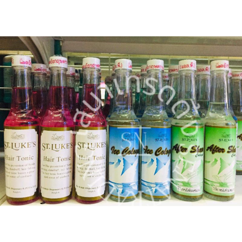 ตรางู ST.LUKE'S เซนลุกซ์ ไอซ์โคโลญจ์ / เซนลุกซ์ แฮร์โทนิค / อาฟเตอร์เชฟ โคโลญจ์ ขนาด 80 cc.