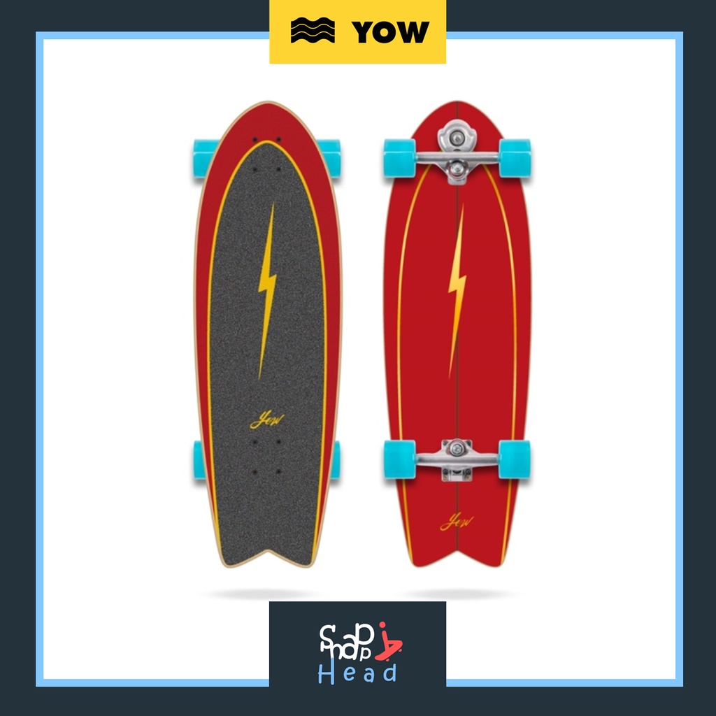 YOW SurfSkate Pipe สายฟ้า 32″ surf skate truck meraki S5