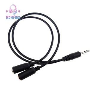 Audio Jack Y Cable 3,5mm Jack Plug Stereo at 2 x 3.5 mm Stereo Jack Socket Coupling Adapter about 20 cm