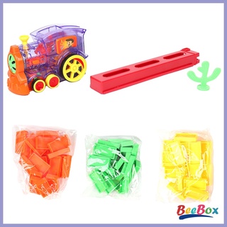 Beebox Domino Train Modinoes Blocks โมเดลตัวต่อของเล่นสําหรับเด็ก