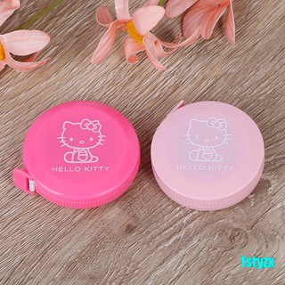 Fstyzx HELLO KITTY เทปวัด ลายการ์ตูนฟล็อปปี้น่ารัก ยืดหดได้ สําหรับครอบครัว
