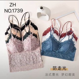 🦚Kaimook shop🦚สินค้าเเนะนำ#1739 🆕️ครอปยาว Sexyสายไขว้ฟรีไซส์