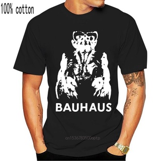 [100% Cotton] เสื้อยืดลําลอง พิมพ์ลายโลโก้ Bauhaus Gargoyle ขนาดเล็ก เข้ากับทุกการแต่งกาย สําหรับผู้ชาย 384656