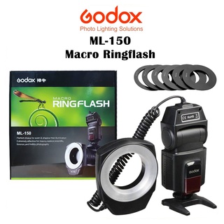 Godox Macro Ring Flash ML-150  ระบบแมนนวล ใช้กับกล้องได้ทุกรุ่น