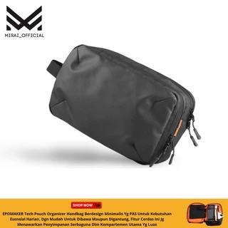 ANT Project Mens Waterproof Tech Pouch Doppkit Premium Black Clutch Handbag