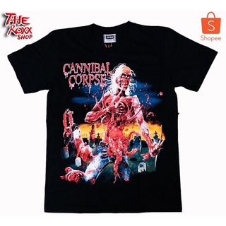 ผ้าฝ้าย 100%เสื้อวง Cannibal Corpse เสื้อวงดนตรี เสื้อวงร็อค เสื้อนักร้องS-3XL