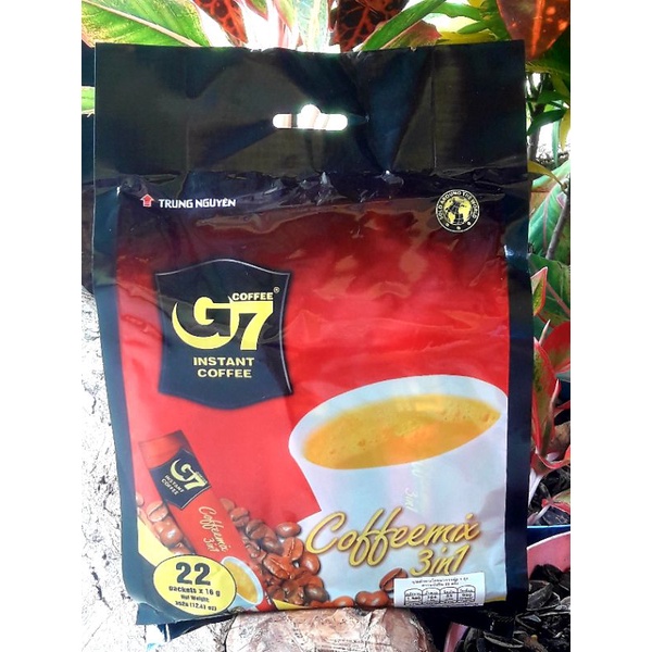 กาแฟ G7 กาแฟสำเร็จรูป ขนาด 1600 กรัม จำนวน 100 ซอง