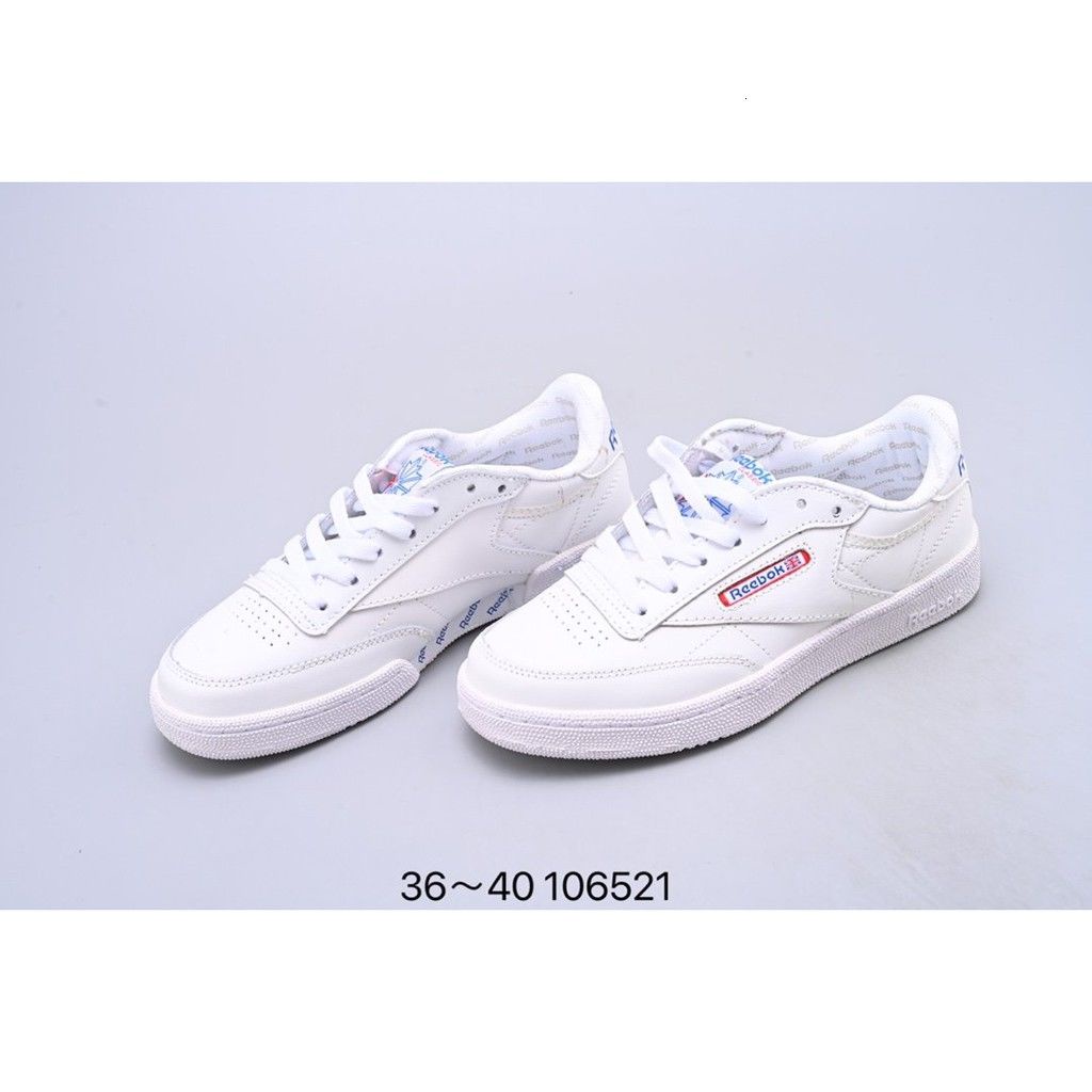 exposición Casi muerto jueves Original Reebok CLUB C 85 AFF low cut retro leather casual sports running  shoes women's shoes | Shopee Thailand
