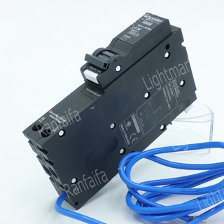 ลูกเบรกเกอร์ย่อย 1P กันไฟดูด (RCBO) 10-40A 30mA "Schneider"