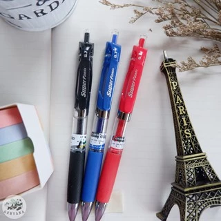 ปากกาเจลแบบกด 0.7 3สี Super panda GENVANA (G-1219) ปากกา