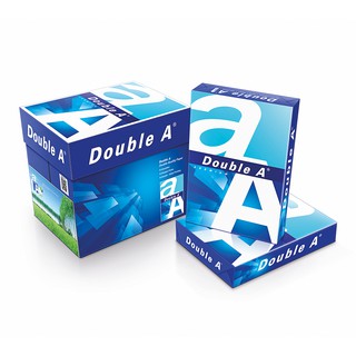 DOUBLE A กระดาษถ่ายเอกสาร80แกรมA4  500แผ่น(Packกล่อง5รีม)