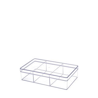 BOXBOX กล่องเหลี่ยมใส 3 ช่อง รุ่น 6233