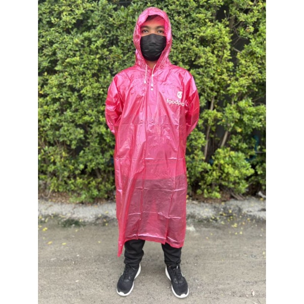 เสื้อกันฝน foodpanda (ของแท้100%)​