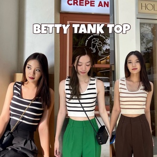 Betty tank top เสื้อแขนกุดผ้านิ่ม (nita.bkk)