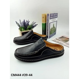 CM444รองเท้าหนังเปิดส้นกึ่งลำลองผู้ชายพื้นหนามี3สีไซส์39-45