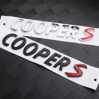 โลโก้ COOPER S สีดำ MIN R50 R56 F56