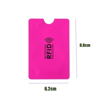 Creamyvy ฝาครอบบัตรเครดิต 5 ชิ้น จากอะลูมิเนียม ป้องกันการขโมยข้อมูล RFID