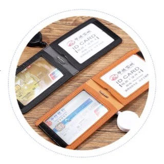 ป้ายห้อยคอ ห้อยบัตรพนักงาน ที่ใส่บัตร สายยืดได้ ป้ายคล้องคอแบบยืดได้ ป้ายหนัง ป้ายใส่บัตร ใส่บัตรนักเรียน บัตร mrt bts