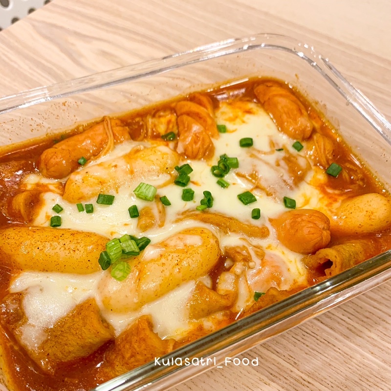 ต๊อกบกกีชีส เซตต๊อกชีสKulasatri_Food ต๊อกชีส โอเด้ง ซอสเข้มข้นอร่อยมากกก