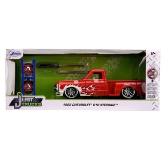 1:24 1969 Chevrolet C10 Stepside + ชุดเปลี่ยนล้อ [Jada]