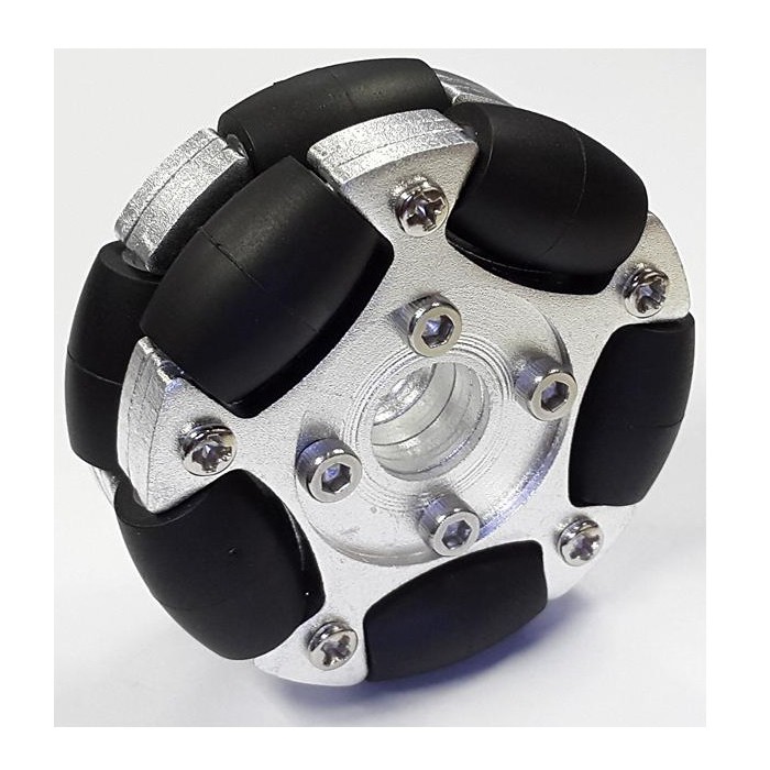 Omni Wheel 58mm วัสดุอลูมิเนียมคุณภาพสูง (แถมข้อต่อมอเตอร์)