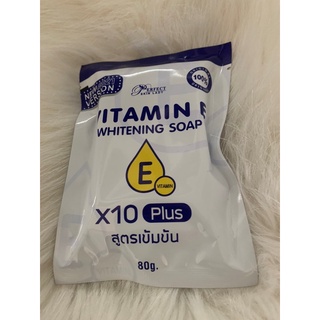 สบู่ วิตามิน อี VITAMIN E Whitening Collagen Soap x10 Plus by Perfect Skin Lady 80g