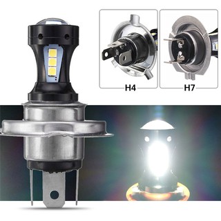 หลอดไฟหน้ารถจักรยานยนต์ H 4 / H 7 3030 LED Hi-Lo Beam