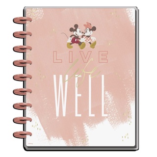 Happy Planner Disney Classic Guided Journal Live Life Well- Wellness