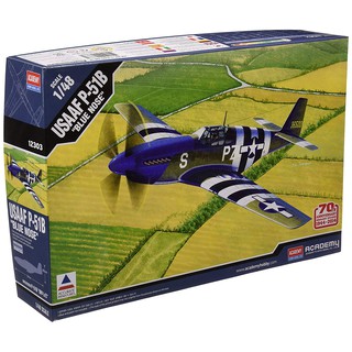 โมเดลประกอบ Academy Model 1/48 AC12303 USAAF P-51B BLUE NOSE