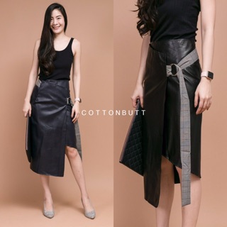 Faux Leather Skirt