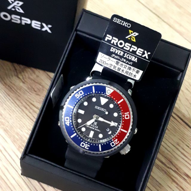 SEIKO PROSPEX BABY TUNA SOLAR PEPSI SBDN025