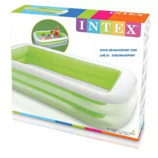 Intex 56483 สระว่ายน้ำเป่าลม สีเขียว