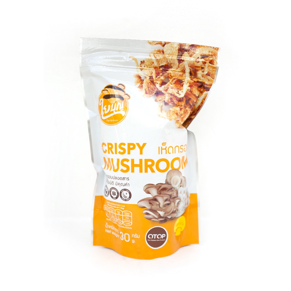 เห็ดกรอบสามอย่าง ออริจินอล 30 กรัม 3 crispy mushroom (original) 30g