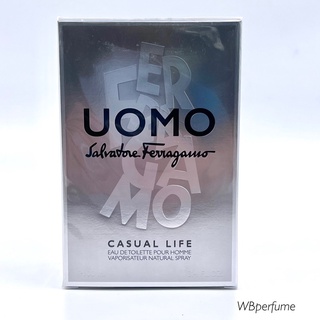 น้ำหอมแท้100% SALVATORE FERRAGAMO น้ำหอมผู้ชาย Uomo Casual Life EDT ขนาด 100 มล.