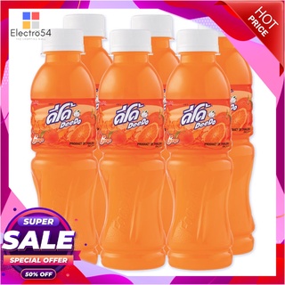 ดีโด้ น้ำส้ม10% ขนาด 225 มล. แพ็ค 6 ขวดน้ำผักและน้ำผลไม้Deedo 10% Orange Juice 225 ml x 6