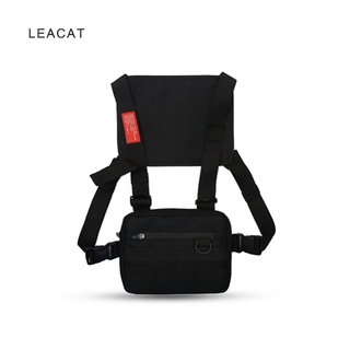 Leacat ใหม่ กระเป๋าคาดอกลําลอง คาดเอว ขนาดเล็ก สไตล์สตรีท ยุทธวิธี สําหรับผู้ชาย