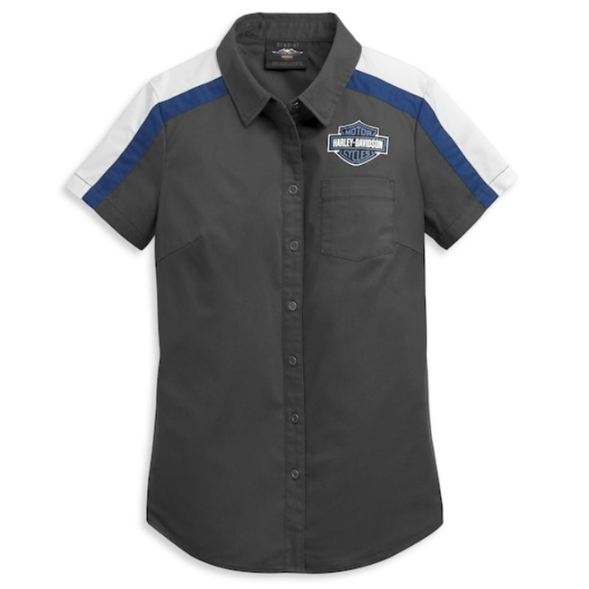 SALE!! เสื้อเชิ้ตผู้หญิงลิขสิทธิ์แท้จาก Harley Davidson 96382-21VW