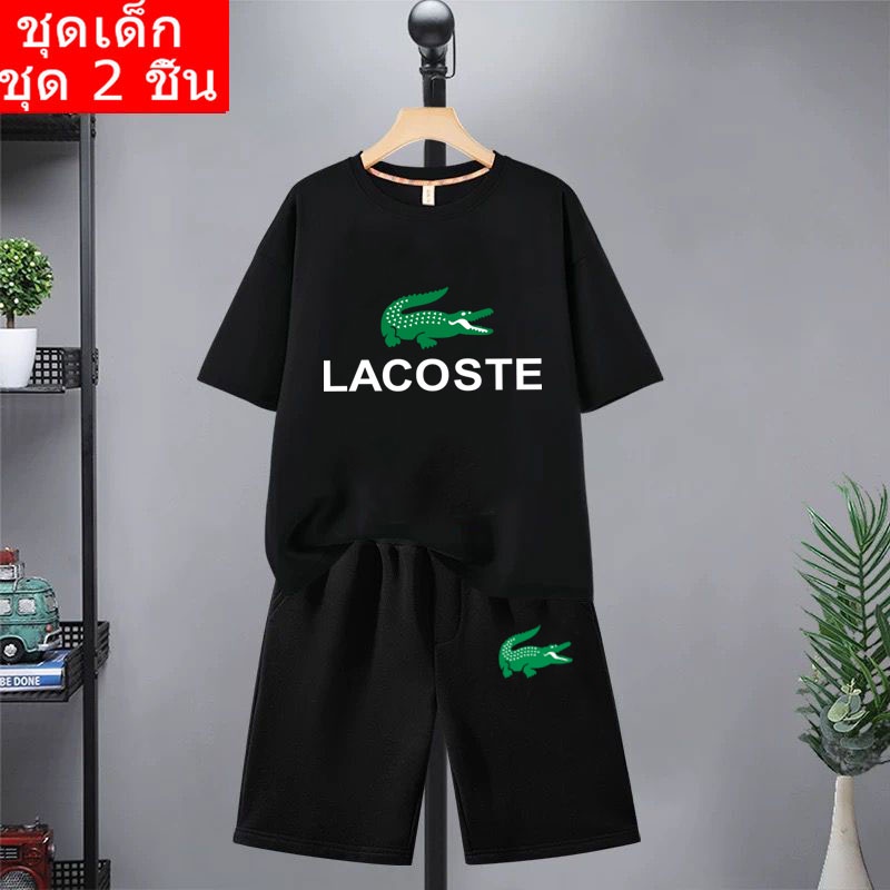 K2005+DD325 เสื้อผ้าเด็ก ชุดเสื้อแขนสั้นคู่่กางเกง ชุดเซ็ท2ชิ้นราคาสุดประหยัด