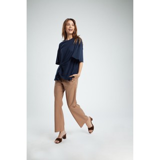 QueenCows กางเกงหลังคลอด Danial Long Trousers (Brown)